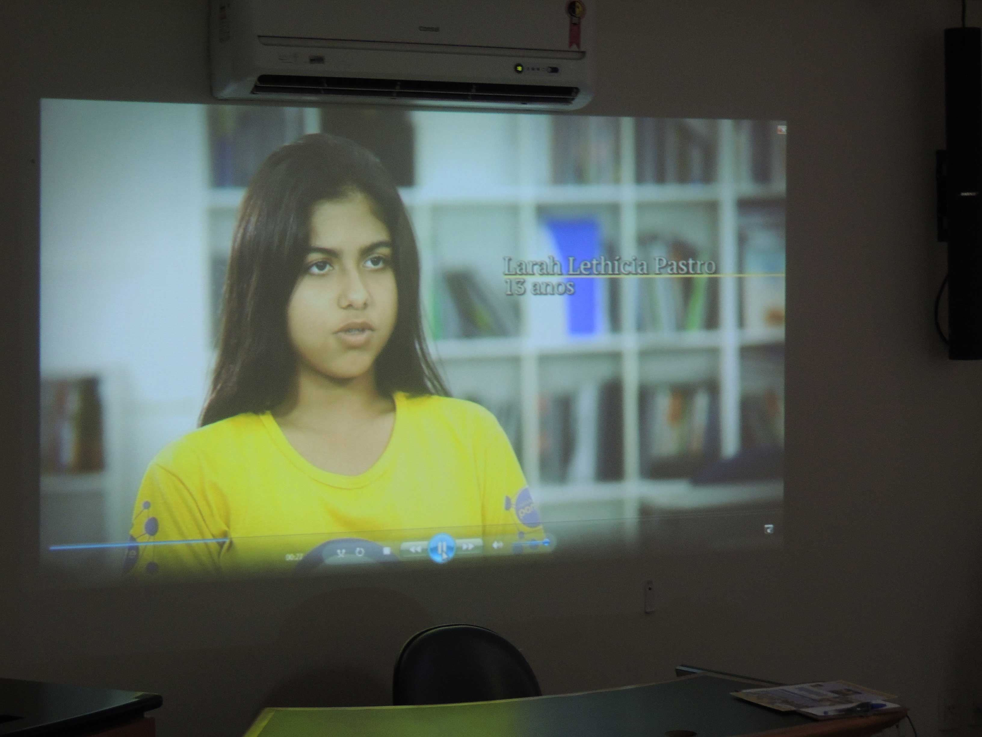 Apresenta&ccedil;&atilde;o de v&iacute;deo institucional do Instituto Ponte. Foto: Divulga&ccedil;&atilde;o. 
