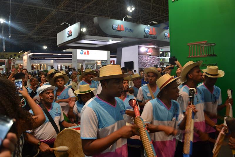 Bandas de Congo da Serra fizeram sucesso em Confer&ecirc;ncia. Foto: Divulga&ccedil;&atilde;o. 