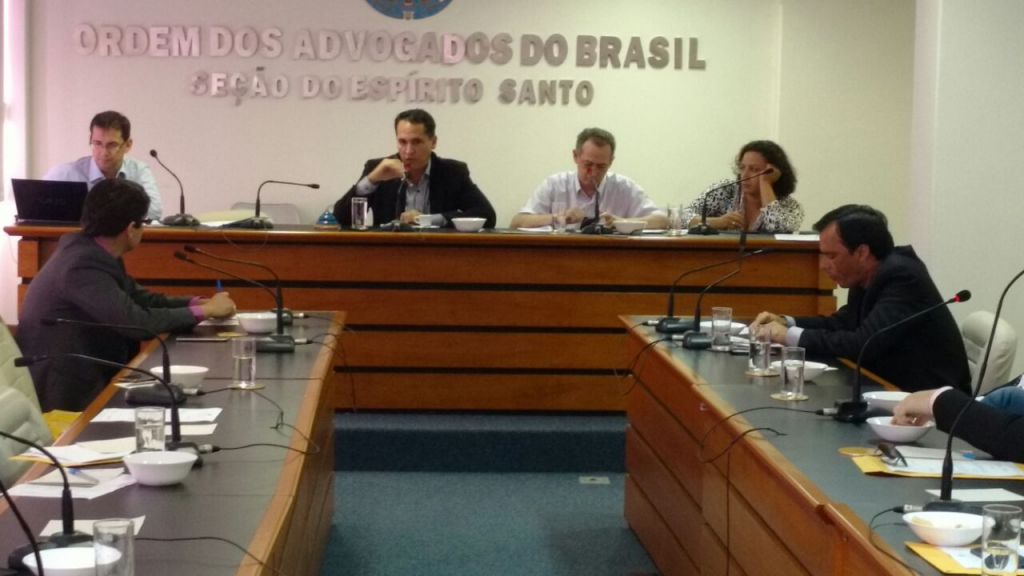 Corregedor da Ordem, Diogo Martins, participa da reuni&atilde;o. Foto: Divulga&ccedil;&atilde;o.