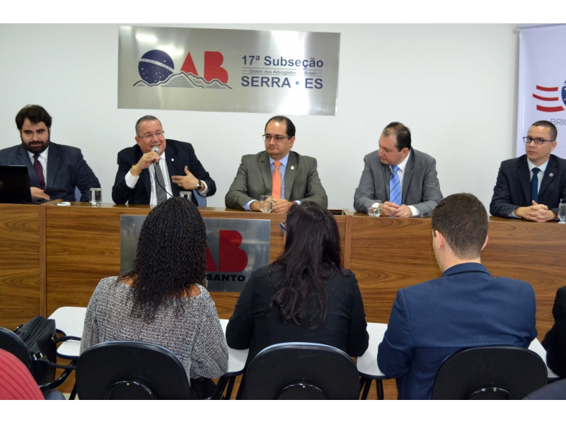 Instalação das Brigadas PJe na Serra. Foto: Divulgação.