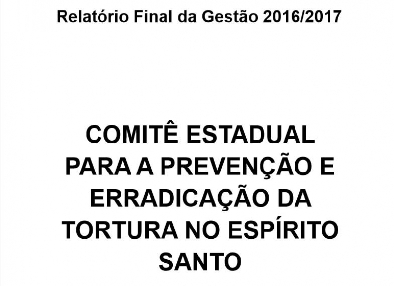 Relatório produzido pelo CEPET/ES. Foto: Divulgação.
