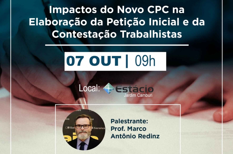 Participe da Palestra. Foto: Divulgação.