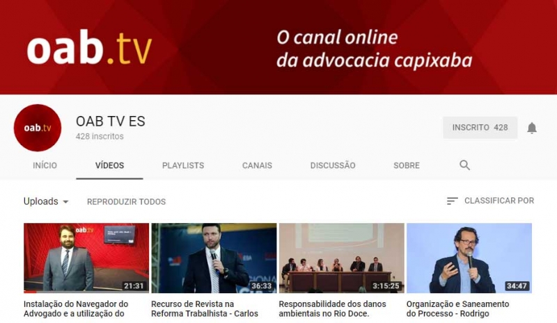 OAB TV está disponível de graça para toda advocacia. Foto: Divulgação.