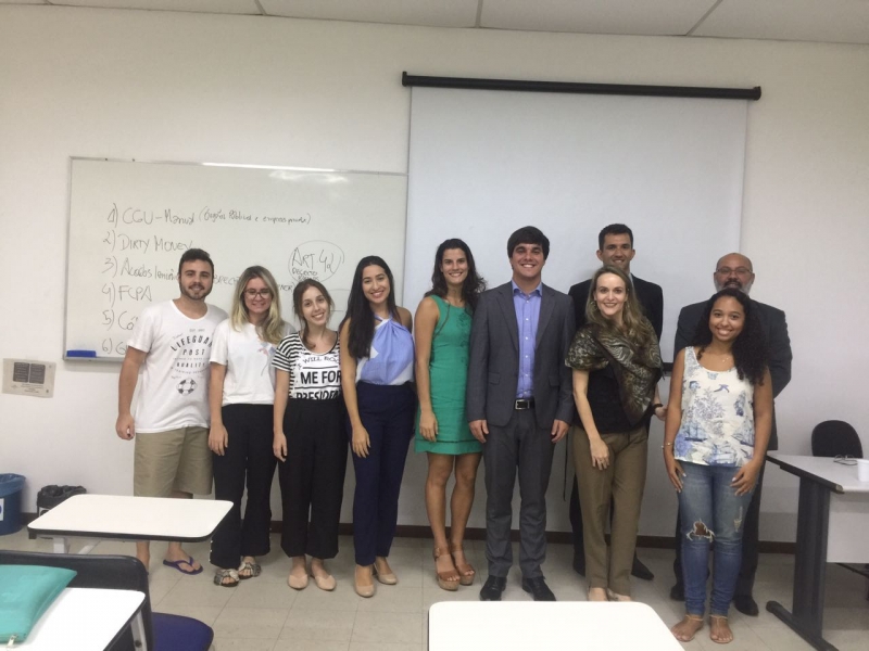 A Comissão foi representada pelos membros Alexandre Mariano Ferreira, Christiano Gabetto Dias Lopes e Rodolpho Pandolfi, no curso ministrado pela professora Alessandra Lignani de Miranda Starling e Albuquerque