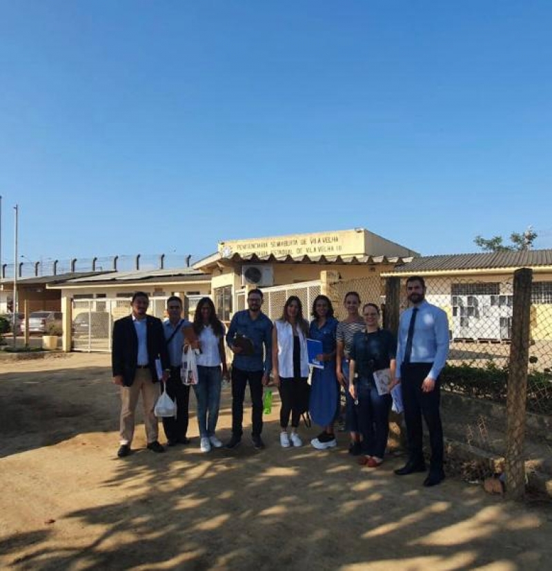 Comissão de Direitos Humanos da Ordem dos Advogados do Brasil, Seccional Espírito Santo (OAB-ES), realiza inspeção na Penitenciária Estadual de Vila Velha III (PEVV III)