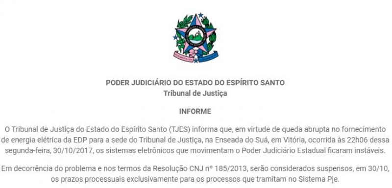 Suspensão de Prazos. Foto: Divulgação.