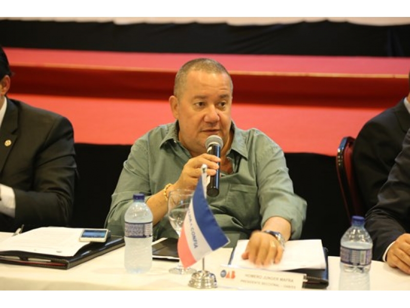 Homero Mafra na reunião do Colégio de Presidentes da OAB-ES. Foto: Divulgação/CFOAB.