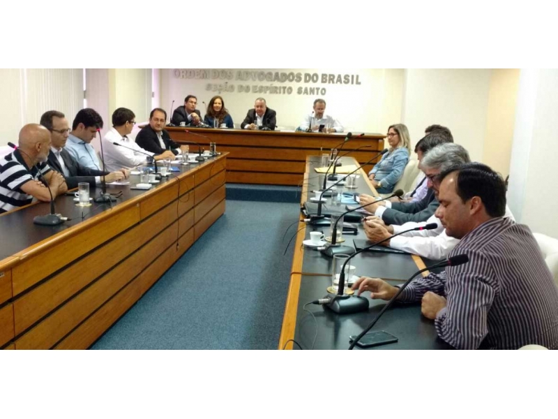 Reunião do Colégio de Presidentes de Subseções. Foto: Divulgação.