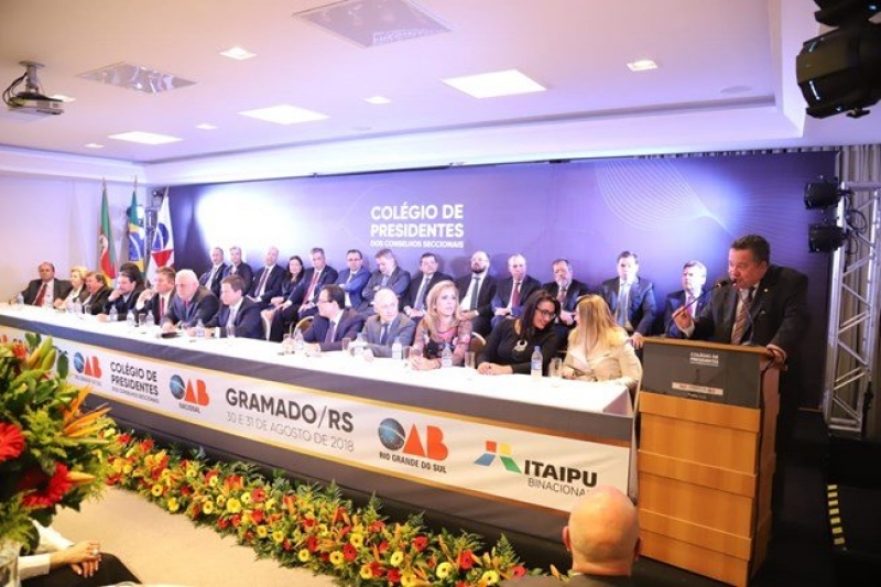 O presidente da OAB do Espírito Santo e coordenador do Colégio, Homero Mafra, exaltou o trabalho da Ordem frente a 