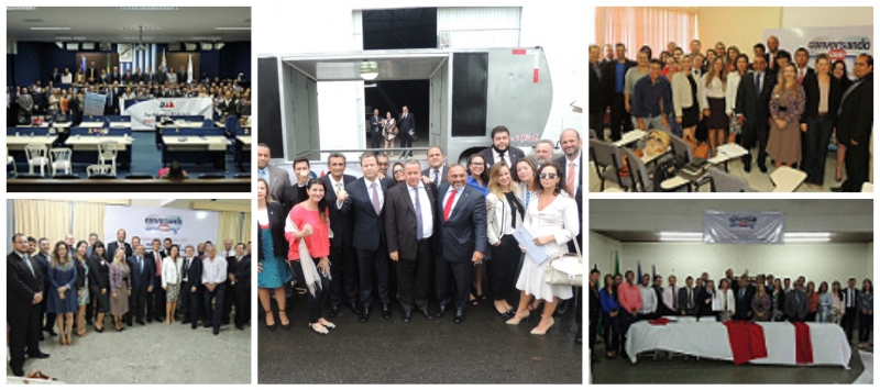 Caravana passou por diversos municípios. Foto: Divulgação.