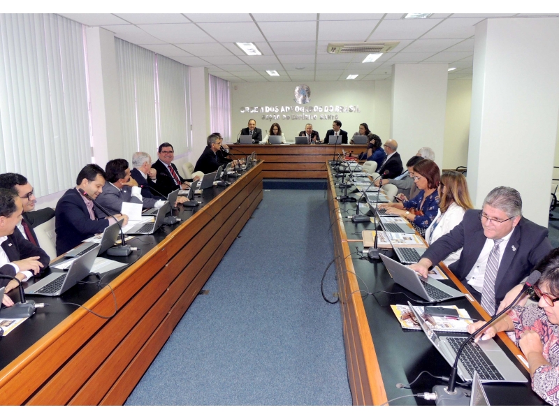 Sessão do Conselho da OAB-ES agora é totalmente informatizada. Foto: Divulgação.