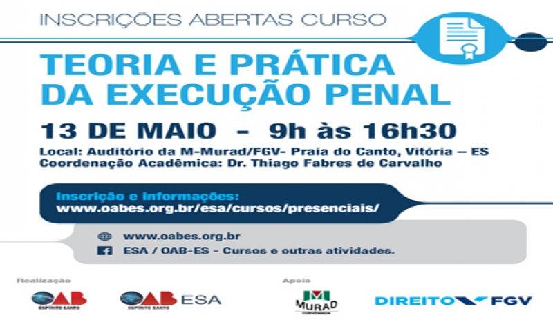 Inscrições abertas