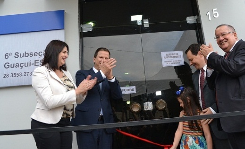 Inauguração da nova sede da Subseção Guaçuí. Foto: Divulgação.