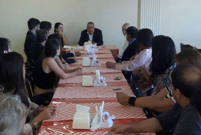 Presidente Homero Mafra se reuniu com a advocacia de Piúma. Foto: Divulgação.