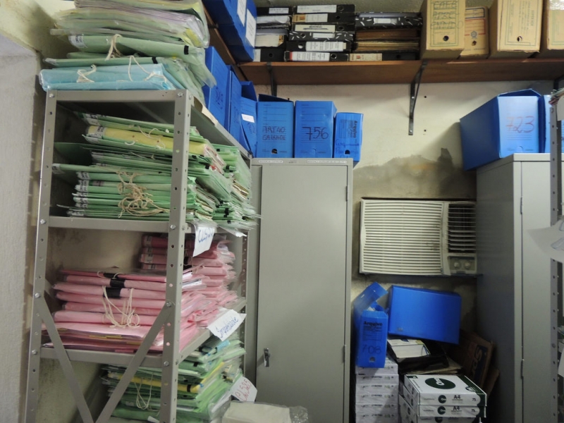 Comarca de Castelo, no Sul do Estado. Processos acumulados. Foto: Divulgação.