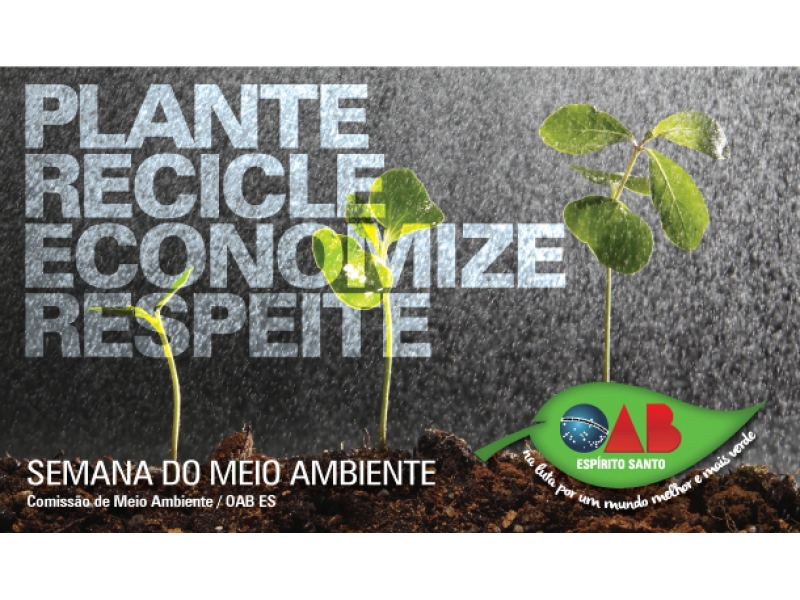 OAB-ES conclama para respeito ao Meio Ambiente. Foto: Divulgação.