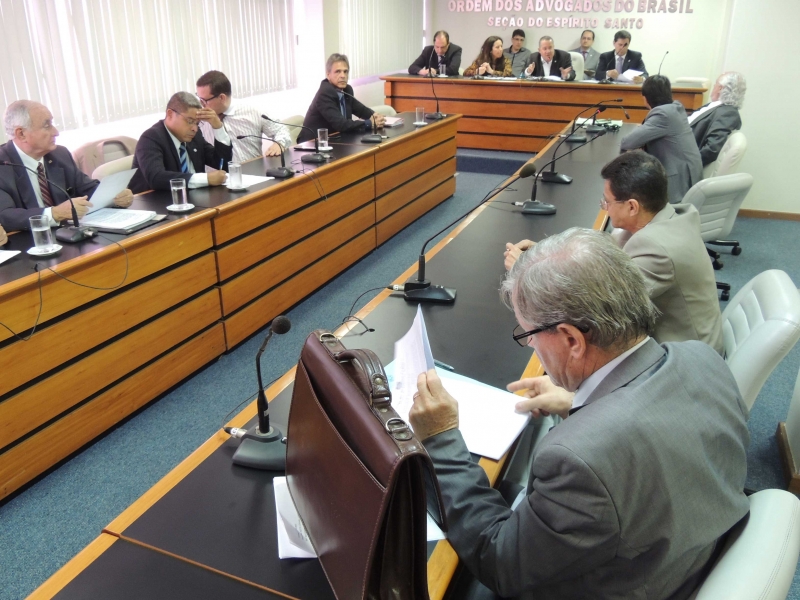 Reunião do Conselho Seccional. Foto; Divulgação.