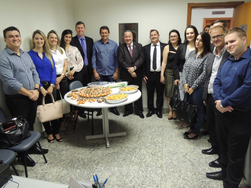 Inauguração de sala em Marilândia. Advocacia comemora novo espaço. Foto: Divulgação.