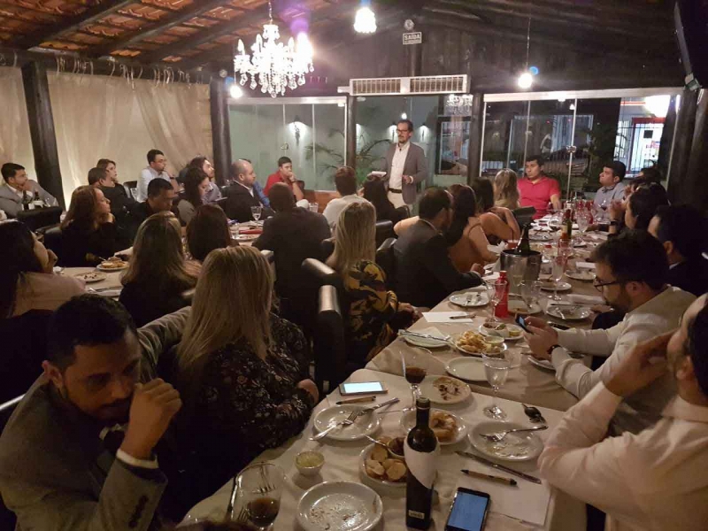 Jantar foi realizado em Linhares. Foto: Divulgação.