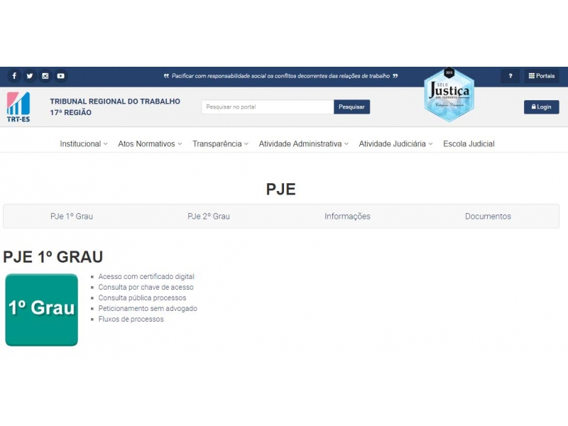 TRT-ES orienta advogados. Foto: Divulgação.