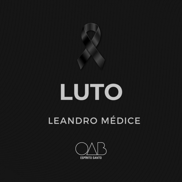 Nota de Pesar: Leandro Médice