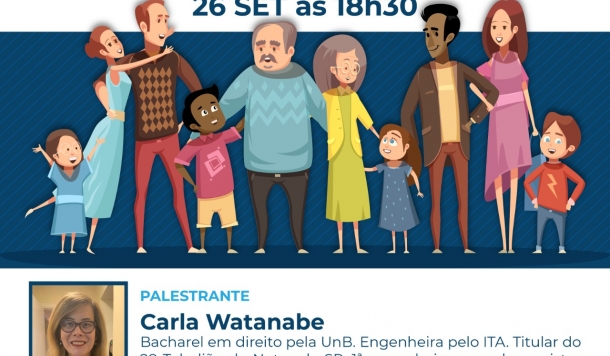 Inscrições abertas para a palestra “Registros públicos: famílias e diversidade“