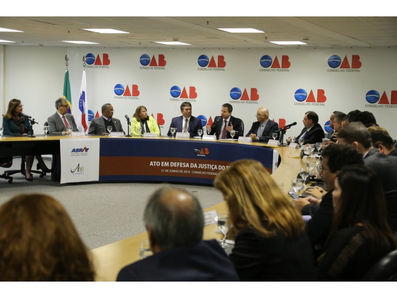 Ato realizado no Conselho Federal. Foto: Eugênio Novaes.