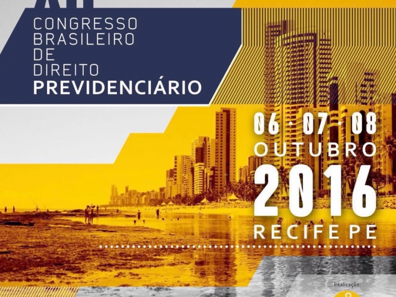 Congresso acontece em Recife-PE. Foto: Divulgação.