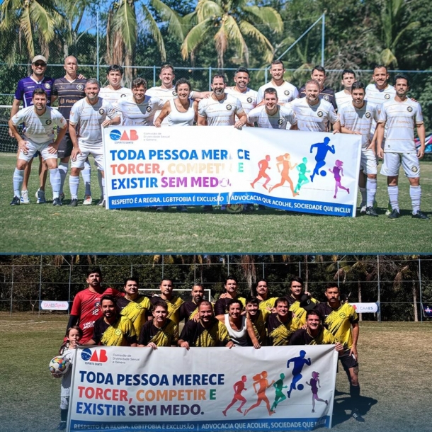 Comissão de Diversidade da OAB-ES leva campanha contra a homofobia ao esporte