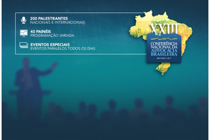 Faça sua inscrição para a Conferência Nacional da Advocacia. Foto: Divulgação.